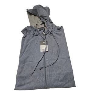 Ahead Golf Full Zip Hoodie Steel Blue Size Large